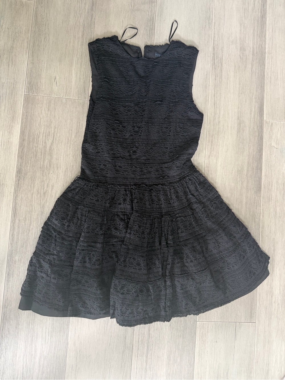 Zara Black Lace Party Dress for Girls